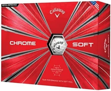 Callaway Golf Chrome Soft Golf Balls, 1 Dozen, Prior Generation Sports & Outdoors